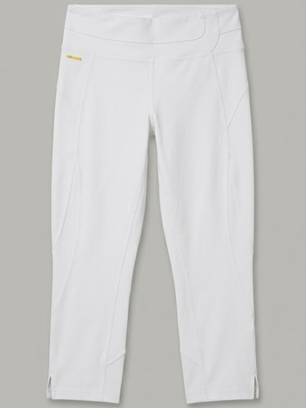LOLE White Cropped Athletic Leggings, workout, like new, athletic, yoga, dance